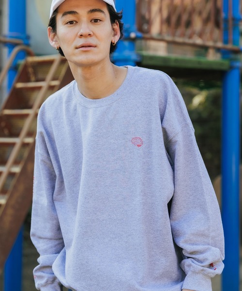 ROOPTOKYO（ループトウキョウ）の「【ROOPTOKYOオリジナル】出会って5秒でバトル Battle in 5 seconds after meeting 刺繍 スウェットトレーナー アニメプリント ワンポイントロゴ 袖ロゴ（スウェット・メンズ・ブラック/ホワイト/グレー・M/L/XXL/XL）」の17枚目の写真