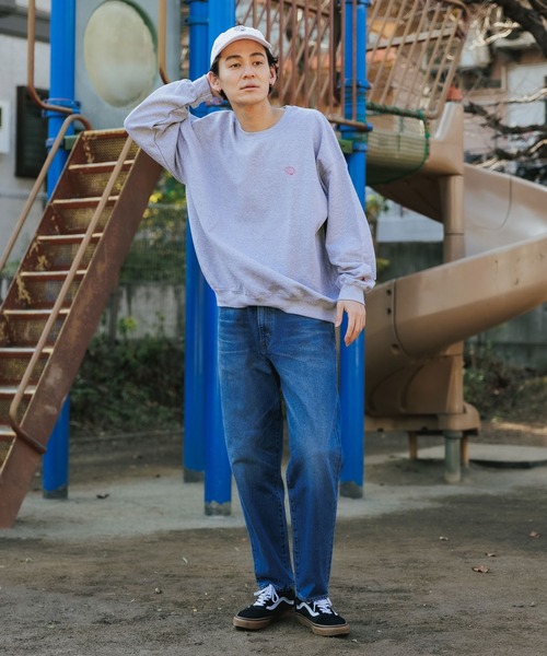 ROOPTOKYO（ループトウキョウ）の「【ROOPTOKYOオリジナル】出会って5秒でバトル Battle in 5 seconds after meeting 刺繍 スウェットトレーナー アニメプリント ワンポイントロゴ 袖ロゴ（スウェット・メンズ・ブラック/ホワイト/グレー・M/L/XXL/XL）」の22枚目の写真