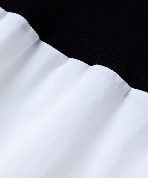 CAST:（キャストコロン）の「ライトツイルニットコンビシャツ（シャツ/ブラウス・レディース・ネイビー/ホワイト・M/S）」の19枚目の写真