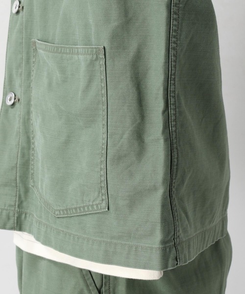 RAGEBLUE（レイジブルー）の「＜StanRay＞別注カバーオール＜セットアップ着用可能＞/215391（ミリタリージャケット・メンズ・ブラック/オリーブ・MEDIUM/LARGE）」の16枚目の写真