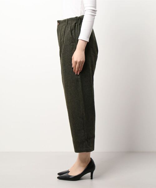 D*g*y（ディージーワイ）の「∴【 D*g*y / ディージーワイ 】 カラーツイード パンツ ゆったり ワイドパンツ D5744 PT DEC（その他パンツ・レディース・ネイビー/ブラウン/グリーン・M）」の5枚目の写真