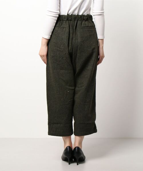 D*g*y（ディージーワイ）の「∴【 D*g*y / ディージーワイ 】 カラーツイード パンツ ゆったり ワイドパンツ D5744 PT DEC（その他パンツ・レディース・ネイビー/ブラウン/グリーン・M）」の4枚目の写真