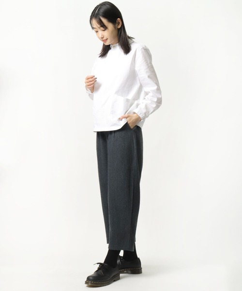 D*g*y（ディージーワイ）の「∴【 D*g*y / ディージーワイ 】 カラーツイード パンツ ゆったり ワイドパンツ D5744 PT DEC（その他パンツ・レディース・ネイビー/ブラウン/グリーン・M）」の9枚目の写真