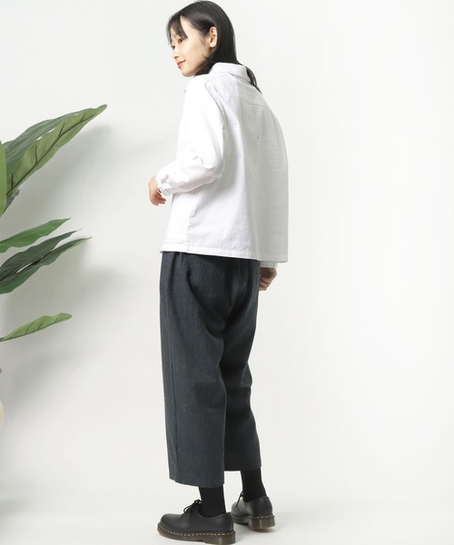 D*g*y（ディージーワイ）の「∴【 D*g*y / ディージーワイ 】 カラーツイード パンツ ゆったり ワイドパンツ D5744 PT DEC（その他パンツ・レディース・ネイビー/ブラウン/グリーン・M）」の10枚目の写真