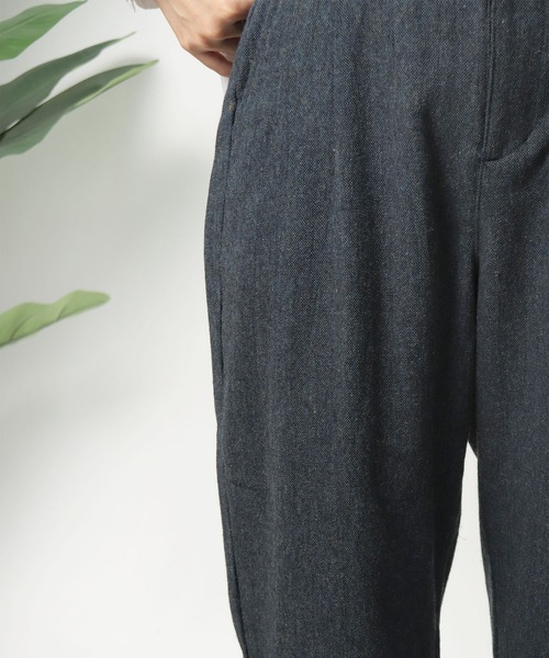 D*g*y（ディージーワイ）の「∴【 D*g*y / ディージーワイ 】 カラーツイード パンツ ゆったり ワイドパンツ D5744 PT DEC（その他パンツ・レディース・ネイビー/ブラウン/グリーン・M）」の12枚目の写真