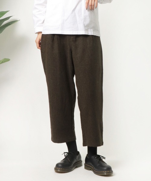 D*g*y（ディージーワイ）の「∴【 D*g*y / ディージーワイ 】 カラーツイード パンツ ゆったり ワイドパンツ D5744 PT DEC（その他パンツ・レディース・ネイビー/ブラウン/グリーン・M）」の13枚目の写真