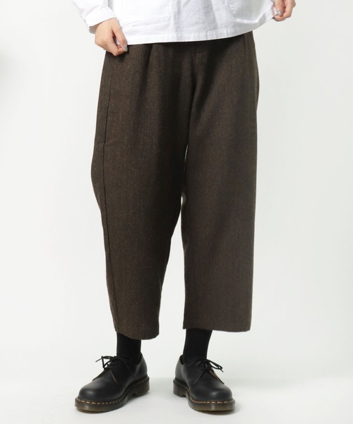 D*g*y（ディージーワイ）の「∴【 D*g*y / ディージーワイ 】 カラーツイード パンツ ゆったり ワイドパンツ D5744 PT DEC（その他パンツ・レディース・ネイビー/ブラウン/グリーン・M）」の14枚目の写真