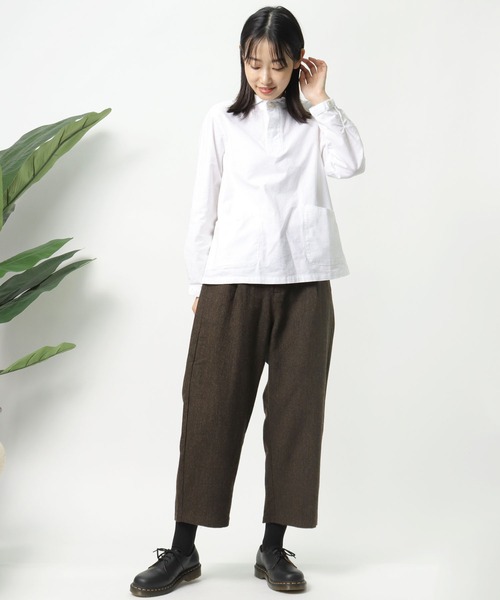 D*g*y（ディージーワイ）の「∴【 D*g*y / ディージーワイ 】 カラーツイード パンツ ゆったり ワイドパンツ D5744 PT DEC（その他パンツ・レディース・ネイビー/ブラウン/グリーン・M）」の15枚目の写真