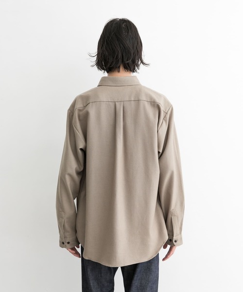 MANUAL ALPHABET（マニュアル アルファベット）の「MANUAL ALPHABET　WOOL R/CFP SHIRTS（シャツ/ブラウス・メンズ・ベージュ/キャメル/カーキ・3/2）」の10枚目の写真