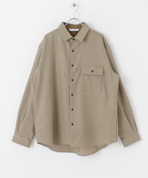MANUAL ALPHABET（マニュアル アルファベット）の「MANUAL ALPHABET　WOOL R/CFP SHIRTS（シャツ/ブラウス・メンズ・ベージュ/キャメル/カーキ・3/2）」の14枚目の写真
