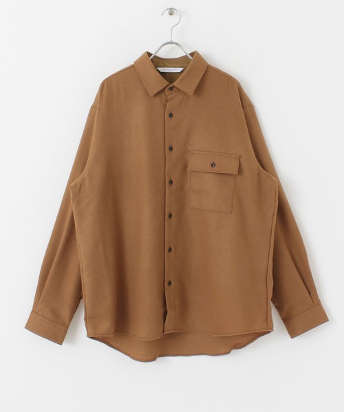 MANUAL ALPHABET（マニュアル アルファベット）の「MANUAL ALPHABET　WOOL R/CFP SHIRTS（シャツ/ブラウス・メンズ・ベージュ/キャメル/カーキ・3/2）」の16枚目の写真