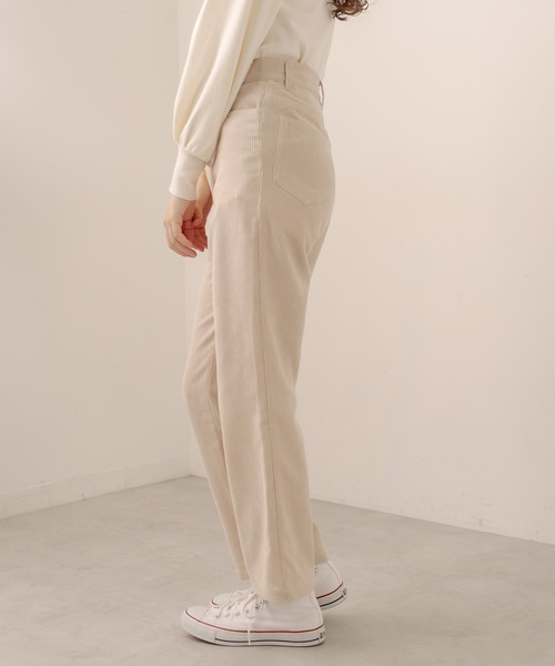 OLIVE des OLIVE(オリーブデオリーブ)の「【WEB限定】コーデュロイおめかしパンツ(その他パンツ・レディース・グリーン/チャコールグレー/アイボリー/ピンク/ベージュ・SMALL/MEDIUM)」の10枚目の写真