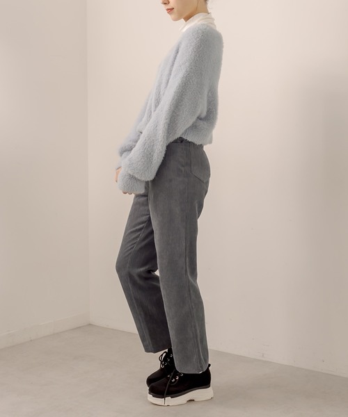 OLIVE des OLIVE(オリーブデオリーブ)の「【WEB限定】コーデュロイおめかしパンツ(その他パンツ・レディース・グリーン/チャコールグレー/アイボリー/ピンク/ベージュ・SMALL/MEDIUM)」の15枚目の写真