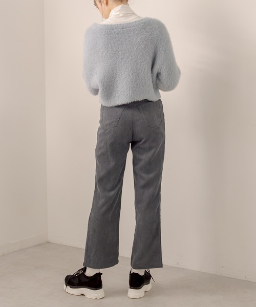 OLIVE des OLIVE(オリーブデオリーブ)の「【WEB限定】コーデュロイおめかしパンツ(その他パンツ・レディース・グリーン/チャコールグレー/アイボリー/ピンク/ベージュ・SMALL/MEDIUM)」の16枚目の写真