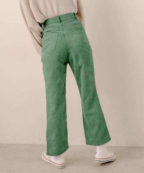 OLIVE des OLIVE(オリーブデオリーブ)の「【WEB限定】コーデュロイおめかしパンツ(その他パンツ・レディース・グリーン/チャコールグレー/アイボリー/ピンク/ベージュ・SMALL/MEDIUM)」の20枚目の写真