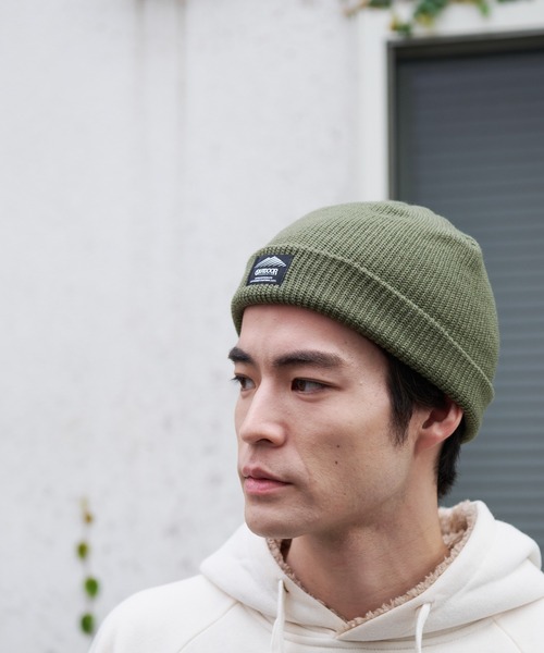 OUTDOOR PRODUCTS(アウトドアプロダクツ)の「【OUTDOOR PRODUCTS】静電気軽減 ワンポイントブランドロゴ 畦編み2WAYニットワッチ/ビーニー(ニットキャップ/ビーニー・メンズ・ベージュ/ネイビー/オリーブ/ラベンダー/ワイン/ホワイト/チャコールグレー/ライトグレー/ライトブルー/ブラック・FREE)」の6枚目の写真