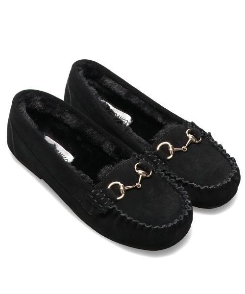 Minnetonka（ミネトンカ）の「Minnetonka × atmos pink CLEARWATER BIT  / ミネトンカ クリアウォータービット【SP】（モカシン/デッキシューズ・レディース・アニマル/ブルー/ホワイト/ブラック・25.0cm/23.0cm/24.0cm）」の12枚目の写真