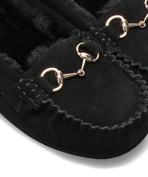 Minnetonka（ミネトンカ）の「Minnetonka × atmos pink CLEARWATER BIT  / ミネトンカ クリアウォータービット【SP】（モカシン/デッキシューズ・レディース・アニマル/ブルー/ホワイト/ブラック・25.0cm/23.0cm/24.0cm）」の18枚目の写真