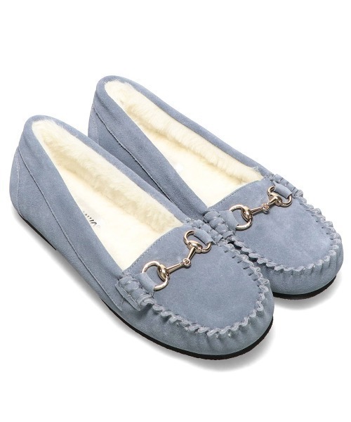 Minnetonka（ミネトンカ）の「Minnetonka × atmos pink CLEARWATER BIT  / ミネトンカ クリアウォータービット【SP】（モカシン/デッキシューズ・レディース・アニマル/ブルー/ホワイト/ブラック・25.0cm/23.0cm/24.0cm）」の19枚目の写真