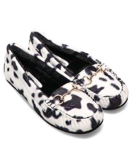 Minnetonka（ミネトンカ）の「Minnetonka × atmos pink CLEARWATER BIT  / ミネトンカ クリアウォータービット【SP】（モカシン/デッキシューズ・レディース・アニマル/ブルー/ホワイト/ブラック・25.0cm/23.0cm/24.0cm）」の6枚目の写真