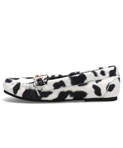 Minnetonka（ミネトンカ）の「Minnetonka × atmos pink CLEARWATER BIT  / ミネトンカ クリアウォータービット【SP】（モカシン/デッキシューズ・レディース・アニマル/ブルー/ホワイト/ブラック・25.0cm/23.0cm/24.0cm）」の8枚目の写真