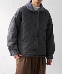 ボアキルティングショートブルゾン