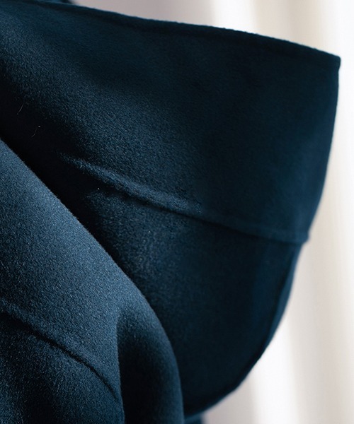 chuclla(チュクラ)の「【chuclla】【2021/AW】Gun flap detail hooded coat chw21a132(その他アウター・レディース・ブルー・FREE)」の15枚目の写真