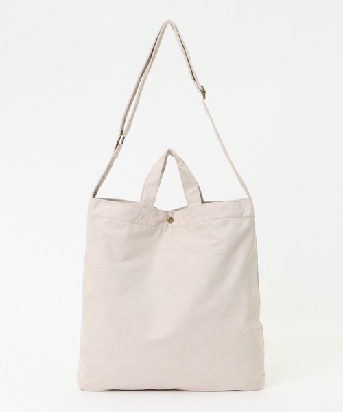 ikka（イッカ）の「フェイクスェードアウトポケット2WAYショルダーBAG（ショルダーバッグ・メンズ・ライトグレー/ブラック/ブラウン・FREE）」の12枚目の写真