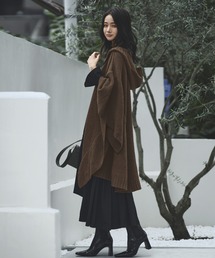 RUIRUE BOUTIQUE（ルイルエブティック）の「ルーズシルエットニットケープ（ニット/セーター・レディース）」