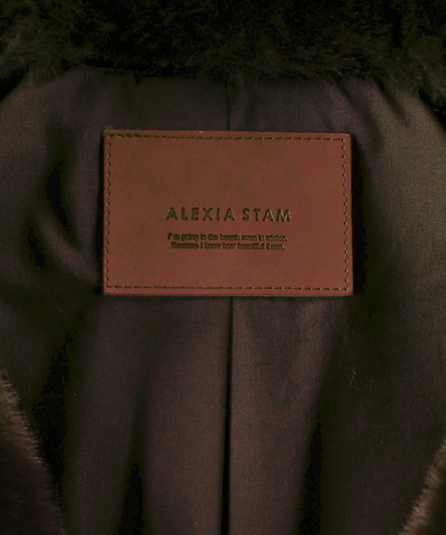 ALEXIA STAM ファーベスト ALEXIA STAM（アリシアスタン）の「Eco Fur Vest/エコファー