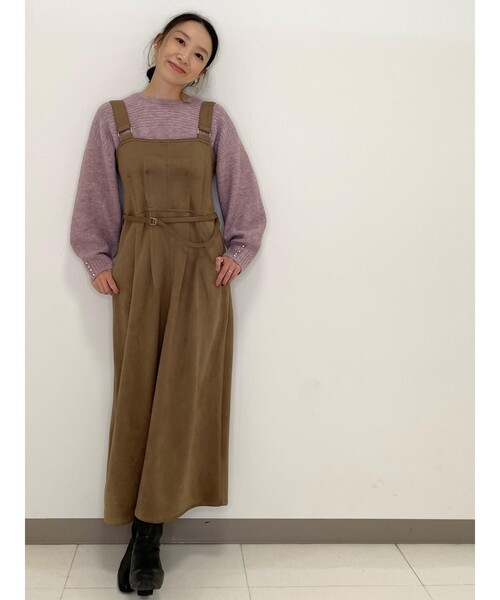 DRESKIP(ドレスキップ)の「◆袖フェイクパール付きヘアリ-ニット(ニット/セーター・レディース・ベビーピンク/ダークグレー/ライトブルー/ライトベージュ・02/04/03)」の14枚目の写真