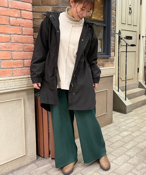 Cutie Blonde(キューティーブロンド)の「◆裏毛プリーツワイドパンツ(その他パンツ・レディース・ブラック/ダークグリーン/ブラウン系その他/パープル系・01/02/03)」の12枚目の写真