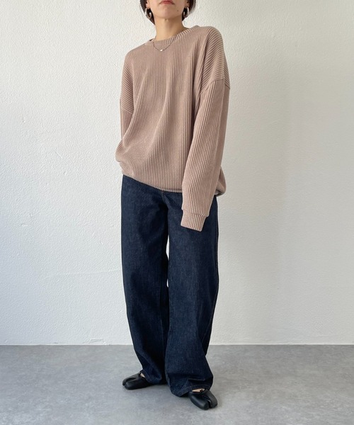 【ユニセックスアイテム】loose fit soft touch po / ルーズフィットソフトタッチプルオーバー（Tシャツ/カットソー）｜natto（ナット）