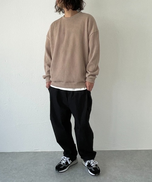 【ユニセックスアイテム】loose fit soft touch po / ルーズフィットソフトタッチプルオーバー（Tシャツ/カットソー）｜natto（ナット）