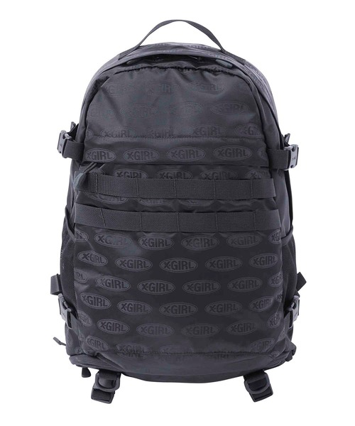 X-girl（エックスガール）の「OVAL LOGO ADVENTURE BACKPACK（バックパック/リュック・レディース・ブラック・ONE SIZE）」の10枚目の写真
