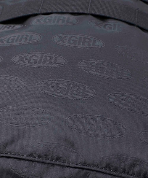 X-girl（エックスガール）の「OVAL LOGO ADVENTURE BACKPACK（バックパック/リュック・レディース・ブラック・ONE SIZE）」の12枚目の写真