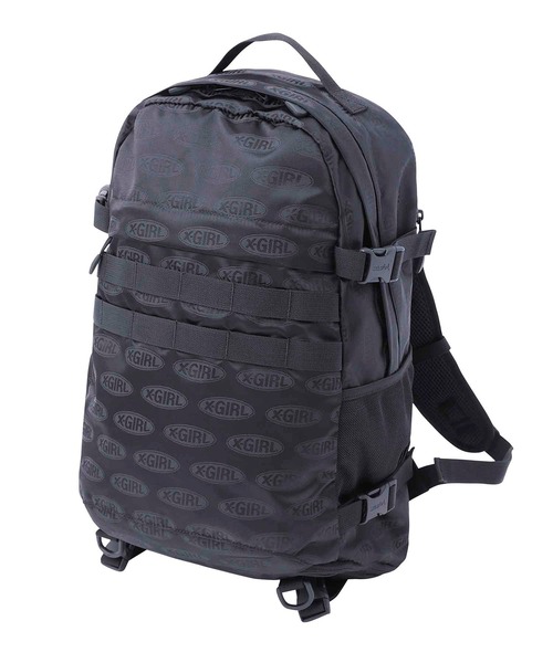 X-girl（エックスガール）の「OVAL LOGO ADVENTURE BACKPACK（バックパック/リュック・レディース・ブラック・ONE SIZE）」の11枚目の写真