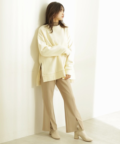 FREE'S MART(フリーズマート)の「裏シャギービッグスウェット(スウェット・レディース・ホワイト/ブルー/ブラック・FREE)」の6枚目の写真