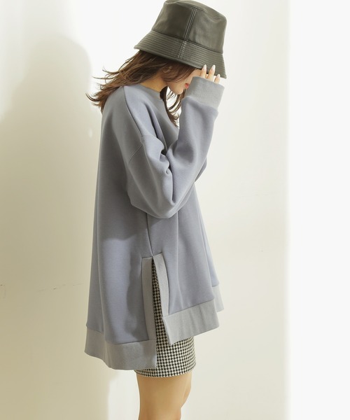 FREE'S MART(フリーズマート)の「裏シャギービッグスウェット(スウェット・レディース・ホワイト/ブルー/ブラック・FREE)」の8枚目の写真