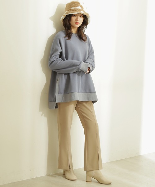 FREE'S MART(フリーズマート)の「裏シャギービッグスウェット(スウェット・レディース・ホワイト/ブルー/ブラック・FREE)」の11枚目の写真