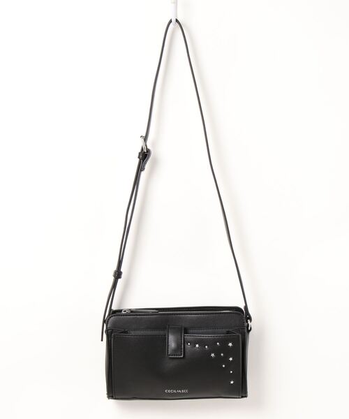 CECIL McBEE(セシルマクビー)の「【CECIL McBEE / セシルマクビー】 ブルーナ ショルダーバッグ(ショルダーバッグ・レディース・ブラック/オフホワイト・FREE)」の2枚目の写真