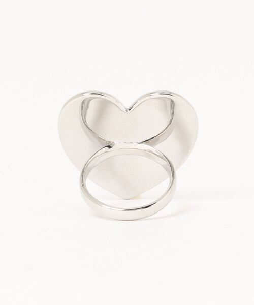 ADAM ET ROPE'（アダムエロペ）の「プレートハートリング(大)（リング・レディース・シルバー/ゴールド・FREE）」の7枚目の写真