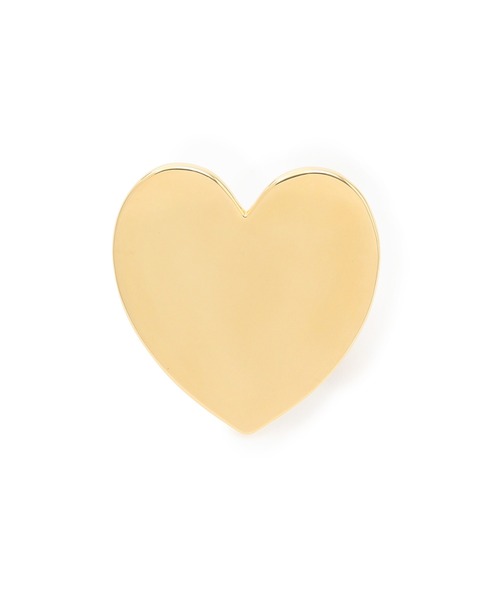 ADAM ET ROPE'（アダムエロペ）の「プレートハートリング(大)（リング・レディース・シルバー/ゴールド・FREE）」の3枚目の写真