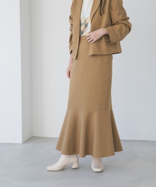 LOWRYS FARM(ローリーズファーム)の「LANATECマーメイドスカート 257851(スカート・レディース・アイボリー/ブラウン/ベージュ系その他/グリーン系その他・FREE)」の9枚目の写真