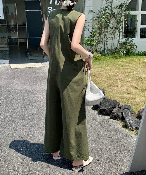 【未使用級✨️】ナエ スムースリバーシブルオールインワン サロペット M ブラック メトワ metoi ペプラムキャミコンビネゾン オールインワン