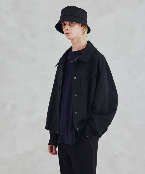 tk.TAKEO KIKUCHI（ティーケータケオキクチ）の「◆コットンナイロンバケットハット（ハット・メンズ・ブラック/オフホワイト・00）」の14枚目の写真