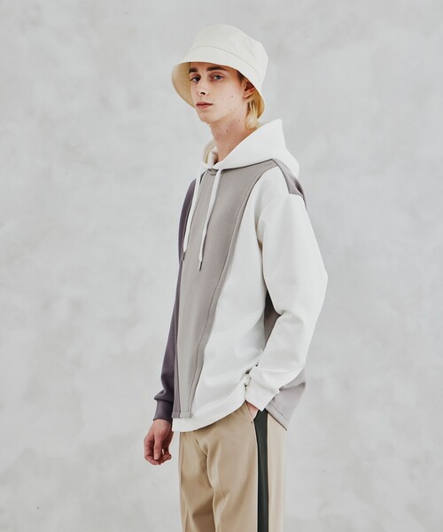 tk.TAKEO KIKUCHI（ティーケータケオキクチ）の「◆コットンナイロンバケットハット（ハット・メンズ・ブラック/オフホワイト・00）」の17枚目の写真