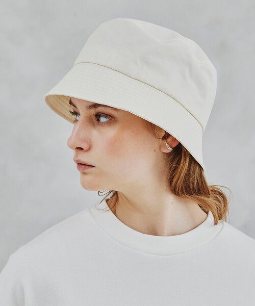 tk.TAKEO KIKUCHI（ティーケータケオキクチ）の「◆コットンナイロンバケットハット（ハット・メンズ・ブラック/オフホワイト・00）」の21枚目の写真