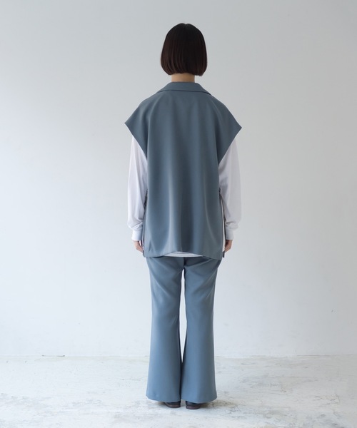 La SRIC（ラスリック）の「La SRIC / センタースリットイージーPT【セットアップ可】（その他パンツ・レディース・ベージュ/ブルー/ブラック・38）」の17枚目の写真