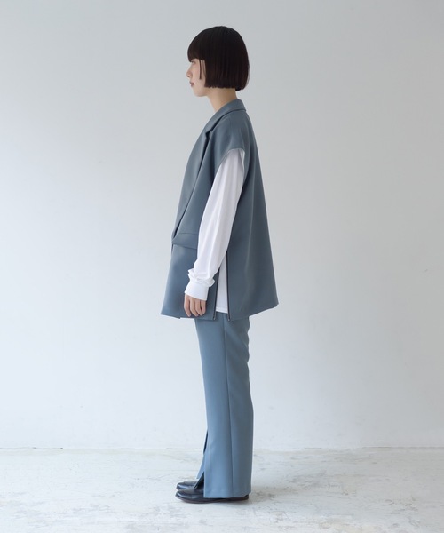 La SRIC（ラスリック）の「La SRIC / センタースリットイージーPT【セットアップ可】（その他パンツ・レディース・ベージュ/ブルー/ブラック・38）」の18枚目の写真